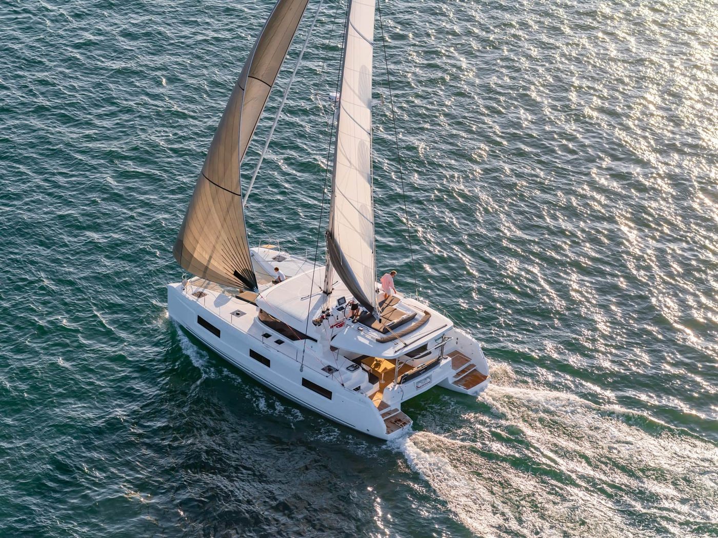 Lagoon 46 under sail