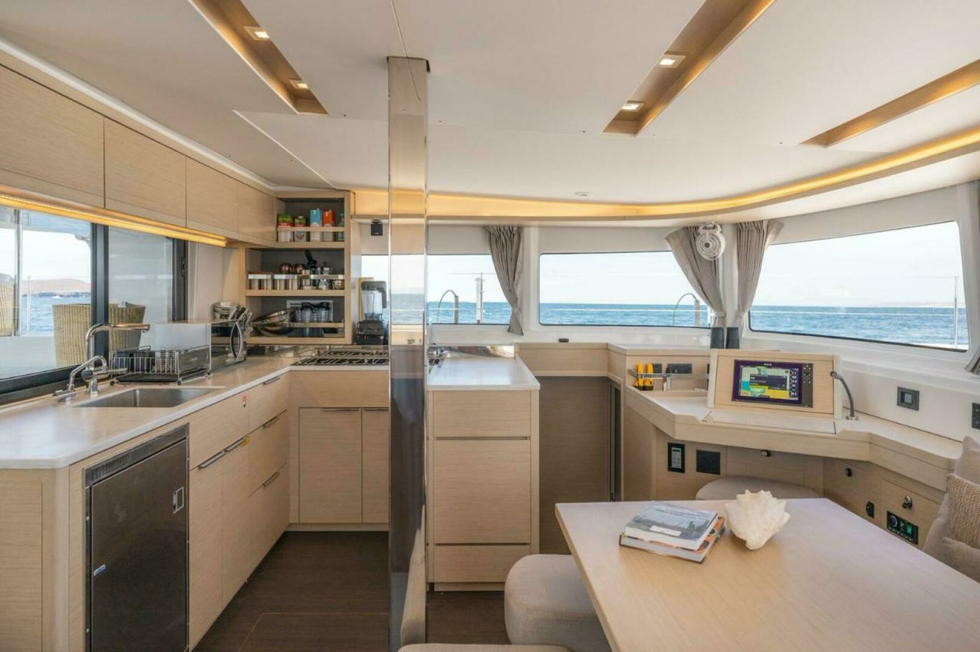 Lagoon 46 galley