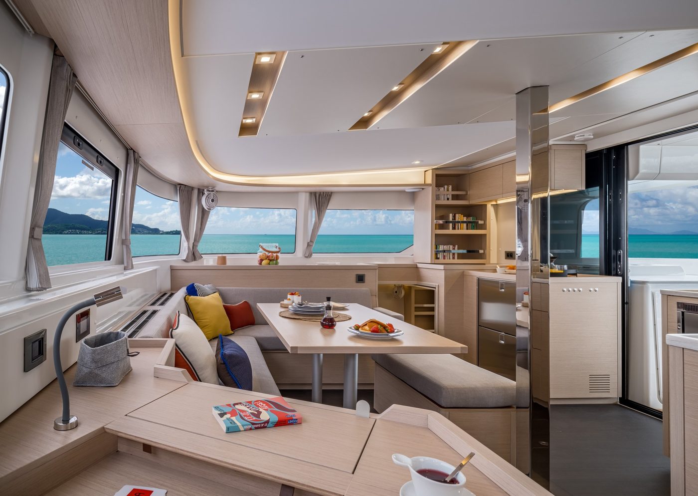 Lagoon 46 saloon detail
